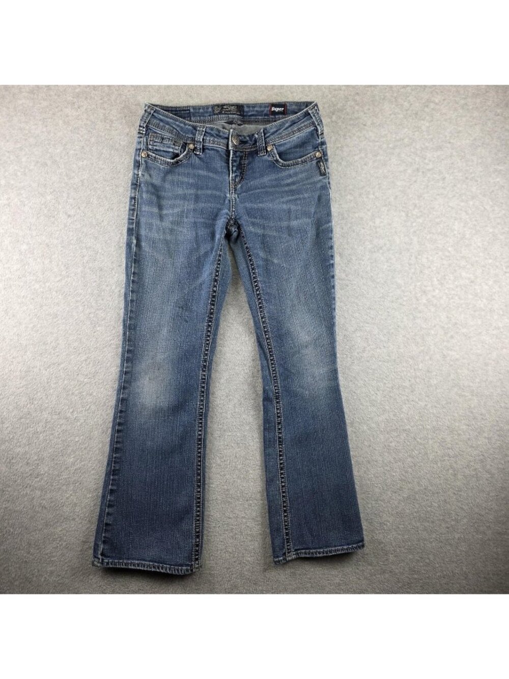 Silver Jeans Aiko Bootcut Womens 29x31 Blue Medium Wash Mid Rise Stretch